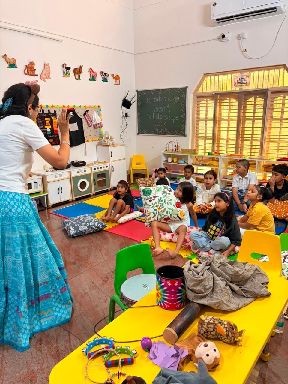 Learning blocks at Tender Moments Hebbal
