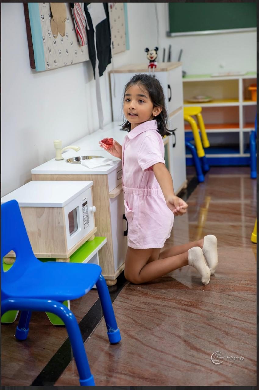 Pretend play at Tender Moments Hebbal